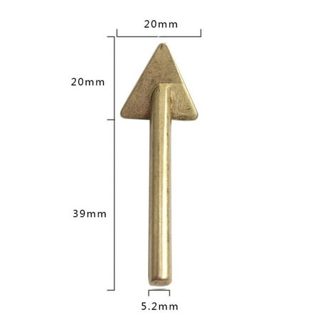 

Plastic Repair Triangular Copper Smoothing Head Soldering Iron Head Leather Raft