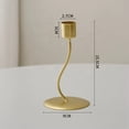 thumbnail image 5 of Juego de 3 Candelabros Dorados, Candelabros de Hierro de Metal Elegantes de Lujo, Candelabros de Mesa Decorativos Europeos, 5 of 5