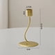 thumbnail image 5 of Juego de 3 Candelabros Dorados, Candelabros de Hierro de Metal Elegantes de Lujo, Candelabros de Mesa Decorativos Europeos, 5 of 5