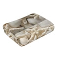 thumbnail image 3 of Sigee Starfish and Sea Shells Print Superfine Fiber Towel Soft, Absorbent, Essential for Home and Travel ,Bath Sheets Bathroom Hand Towel 27.5x16 inches, 3 of 8