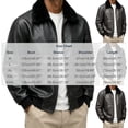 thumbnail image 2 of Miqool Biker Jacket for Men Faux Leather Zip Up Stand Collar Long Sleeve Motorcycle Coats with Pockets, 2 of 8
