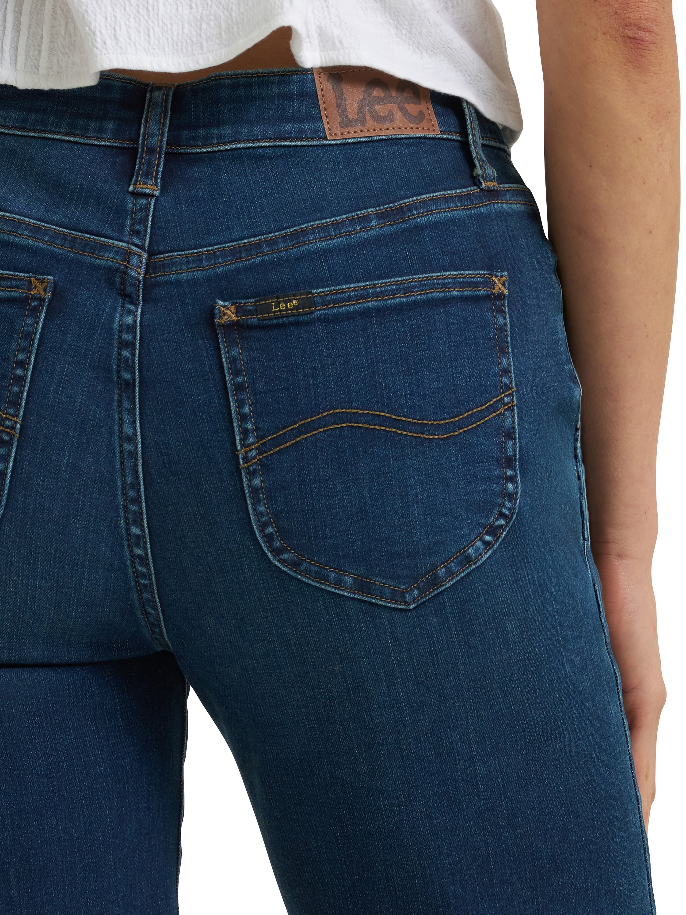 Lee® Women's and Plus Mid Rise Straight Leg Core Denim Jeans