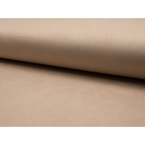 Minerva Suede Scuba Stretch Knit Fabric Beige - per yard