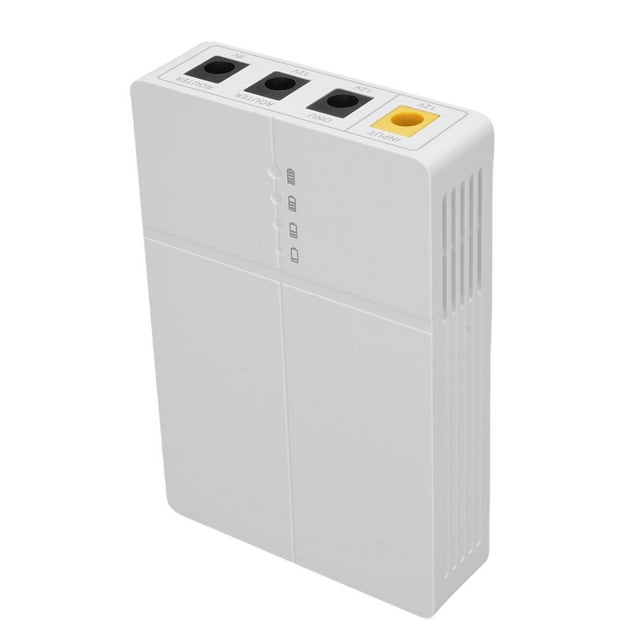 Mini UPS, Caja Fuerte De Reserva Del De Alimentación Ininterrumpida 6000mAh Con Indicador Elegante Para La Cámara