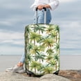 thumbnail image 7 of Disketp Green Hawaii Palms Elastic Travel Luggage Cover Travel Suitcase Protective Cover For Trunk Case Apply To 18''-32'' Suitcase Cover-Small, 7 of 7