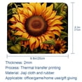 thumbnail image 5 of Sunflower Square 8.3x9.8 Inch Non-Slip Rubber Bottom Printed Mouse Pad, Gaming Mousepad for Office and Gaming, 5 of 6