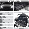 thumbnail image 3 of VOLTZ TOYS Voiture Électrique pour Enfants 12 V sous Licence Mercedes-Benz AMG GTR - Voiture de Sport Électrique avec Télécommande, Lumières DEL et Musique - Blanc, 3 of 7