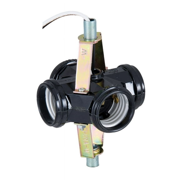 B&P Lamp 4-Socket Edison Base Socket Cluster