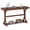 Brown, variant on Furnibear Narrow Console Table Vintage 52 Inch Long with Open Storage Shelf for Living Room Entryway Hallway, Brown