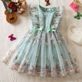 thumbnail image 4 of Tauxra Robes d'Été pour Femmes Manches Courtes Plissées Robe Ligne A avec Poches Décontractée Florale Midi Robe de Plage Tenues de Vacances, 4 of 8