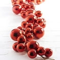 thumbnail image 4 of RAZ Imports 4' Red Ball Ornament Shatterproof Christmas Garland, 4 of 7