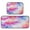 Pink and Blue Tie-dye Pattern, variant on 2-Piece Kitchen Rugs Set Non-Slip Mats Carpet Floor for Kitchen, Bathroom (19.7"x27.6" & 19.7"x47.2") Pastel Blue Dandelions