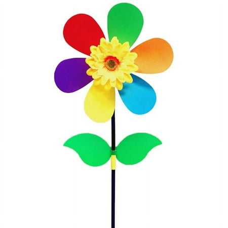 JZROCKER Colorful Sunflower Windmill Wind Spinner Pinwheel Garden Yard Decoration Kids DIY Toy price history on PriceWatchPro