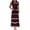 Red, variant on Kaemgyyd Womens Short Sleeve T-Shirt Dress Casual Crew Neck Maxi Dress Printing Loose Beach Long Tunic Dresses