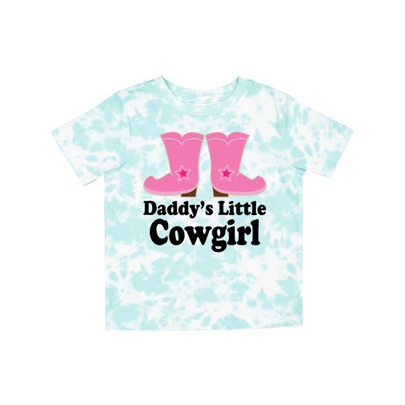 Inktastic Daddy's Little Cowgirl Girls Toddler T-Shirt