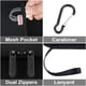 thumbnail image 3 of Funda de altavoz de viaje BOVKE para Bose SoundLink Flex Black, 3 of 7