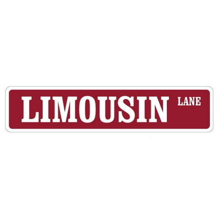 LIMOUSIN Street Sign cow cattle beef farmer farm | Indoor/Outdoor |  24