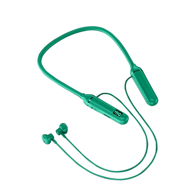 Auriculares Inalámbricos Bluetooth Deportivos Auriculares Bluetooth con Reducción Inteligente de Ruido Y en el Oído Auriculares Inalámbricos de Cuello Magnético con Larga Vida Útil de la Batería Auric