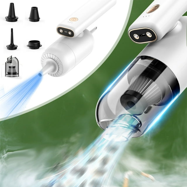 TIMIFIS Vacuum Clean Car Mounted Vacuum Cleaner with Super Strong Suction Power Handheld Household Inflatable Multifunctional Wireless Convenient Folding Vacuum Cleaner Other Exterior Accessories