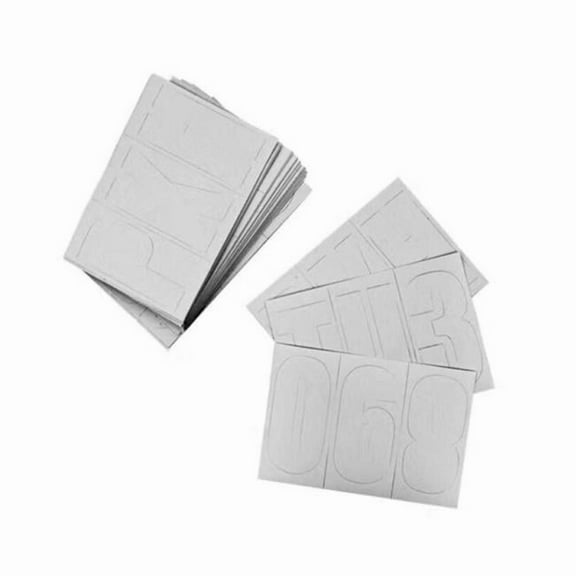 T-H Marine 52312 3 in. White Letter Kit Block with Dash Code Label