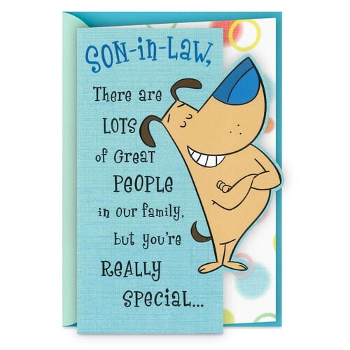 Happy Birthday Card For Son In Law You're Really Special Funny Birthday Card For Son-In-Law - Walmart.com