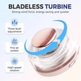 thumbnail image 3 of Portable Silent Mini Bladeless Electric Fan, 2026 New 360°Portable Clip On Fan, 3 Speed Adjustable Hands-Free Waist & Shirt Fan, Personal Mini Neck Fan For Outdoor Travel Office (Pink), 3 of 8
