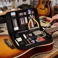 thumbnail image 5 of 77Pcs Professional Guitar Repair Tool Kit, Complete Maintenance Set with Measuring Ruler Files and Hex Wrench, Essential Luthier Setup Kit for Electric Acoustic Bass Ukulele, Portable Bag, 5 of 5