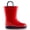 Red, variant on Toddler Kids Waterproof Rain Boots Boys Girls Black Boots with Handles Toddler Size 10
