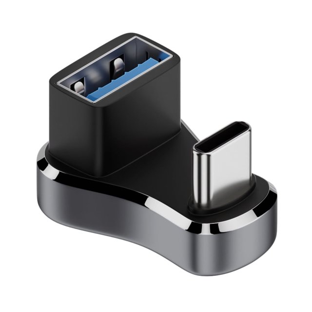 Adaptador de carga rápida jixopn tipo C/USB hembra a tipo C macho, 140 W, 20 Gbps, conector USB 3.1, 10 Gbps, 4K, 60 Hz, para teclado y ratón de teléfono móvil.
