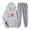 Gray, variant on Clearance Sales Today Valentines Day Sweatsuit for Women Plus Size Casual Hooded Set Novelty Love Heart Print Hoodies and Lounge Pants Two Piece Sets Hot Pink M