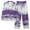 Purple, variant on Womens 2 Piece Outfits Fall Plus Size Linen Outfits Women 2 Piece Plus Size Women's Home Pocket Printed Pajama Set For Daily Home Wear New & Trending