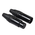 thumbnail image 2 of 2 uds 3Pin XLR hembra macho micrófono Audio Cable enchufe DIY conectores adaptadores Universal Accesorios Electrónicos, 2 of 9