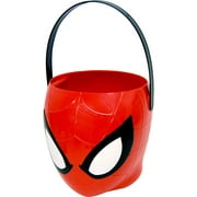 Angle View: Spiderman Halloween Candy Pail