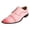 Pink, variant on LIBERTYZENO Men Oxford Style Adult Dress Shoes Pink 9.5
