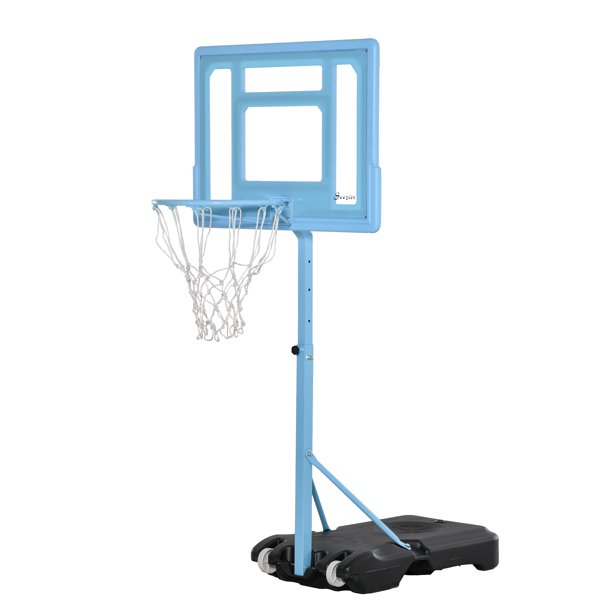 Soozier Pool Side Portable Basketball Hoop System Stand Goal with