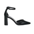 thumbnail image 2 of Zapatillas Para Mujer Juvenil Casual Formal Tacón Ancho Tipo Piel Color Negro Cómodas negro 24 Incógnita 040D2S, 2 of 7