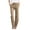 Khaki, variant on Solid Straight Pants Waist And Long Women Casual Elastic Drawstring Pants