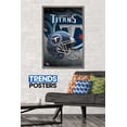 thumbnail image 2 of NFL Tennessee Titans - Helmet 18 Wall Poster, 22.375" x 34", Framed, 2 of 5