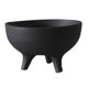 thumbnail image 1 of Maceta de cerámica con trípode, bandeja Ding, adorno de mesa, maceta decorativa hecha a mano para decorar la entrada, multifuncional Negro 17x10cm, 1 of 9
