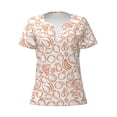 thumbnail image 3 of Naloa Simple Fruit Print T-Shirts Short Sleeve V Neck Tees for Women Fashion Tops Trendy Lightweight Soft Casual Summer Outfits Clothes, 3 of 5