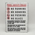 thumbnail image 1 of Pool Safety Rules Metal Wall Decor, 1 of 1