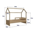 thumbnail image 4 of Cama Montessori Mobi Alberta Cama de MDP, 4 of 4