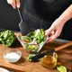 thumbnail image 4 of Juego Utensilios Cocina Silicona Mango Madera Juego Utensilios Cocina Resistente Calor Juego Utensilios Cocina Antiadherente Espátula Cuchara Negro, 4 of 5