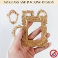 thumbnail image 4 of 97 Decor Small Gold Picture Frames Set (No Standing & Backing), 4 of 7
