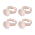 thumbnail image 1 of Disposable Glue Rings, 3 Types 100pcs Silicone Semi-permanent  Ink Ring Cup For Pigment Holder, 1 of 8