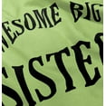 thumbnail image 4 of Cute Big Sister Older Sis Sibling Youth T Shirt Tee Girls Infant Toddler Brisco Brands 3T, 4 of 5