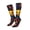 3 Black, variant on Picia Women Crew Soft Moisture-wicking Socks Playful Ghosts Night Sky Pattern Design Cotton Socks, One Size fit All