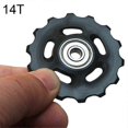 thumbnail image 2 of Mountain Bike Rear Derailleur Guide Wheel Metal Bearing Road Bike 13T Speed Guide Wheel 13T Tension Wheel, 2 of 5