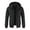 Black, variant on Coats for Men Men's Jackets Hooded Long Sleeved Zipper Pocket Outerwear Solid Color Warm Jacket Loose Fit Vacation Tops Army Green