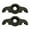 2pcs, variant on funtasica Indoor Bike Snap Rocker Feet Adapters Quick Setup Lightweight Accessories Replacement for Home Fitness Workout Indoor Cycling 2pcs
